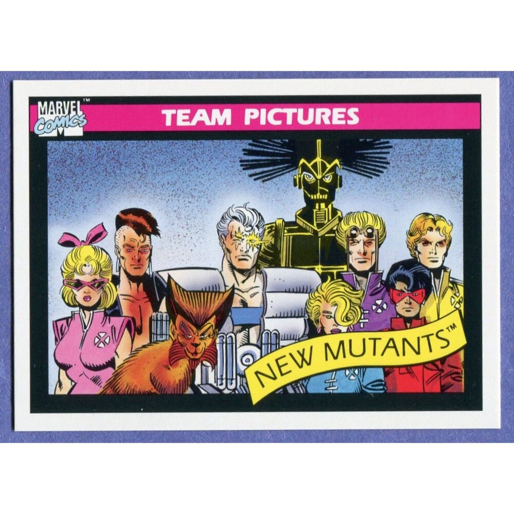 1990 Marvel Universe Card #142 New Mutants